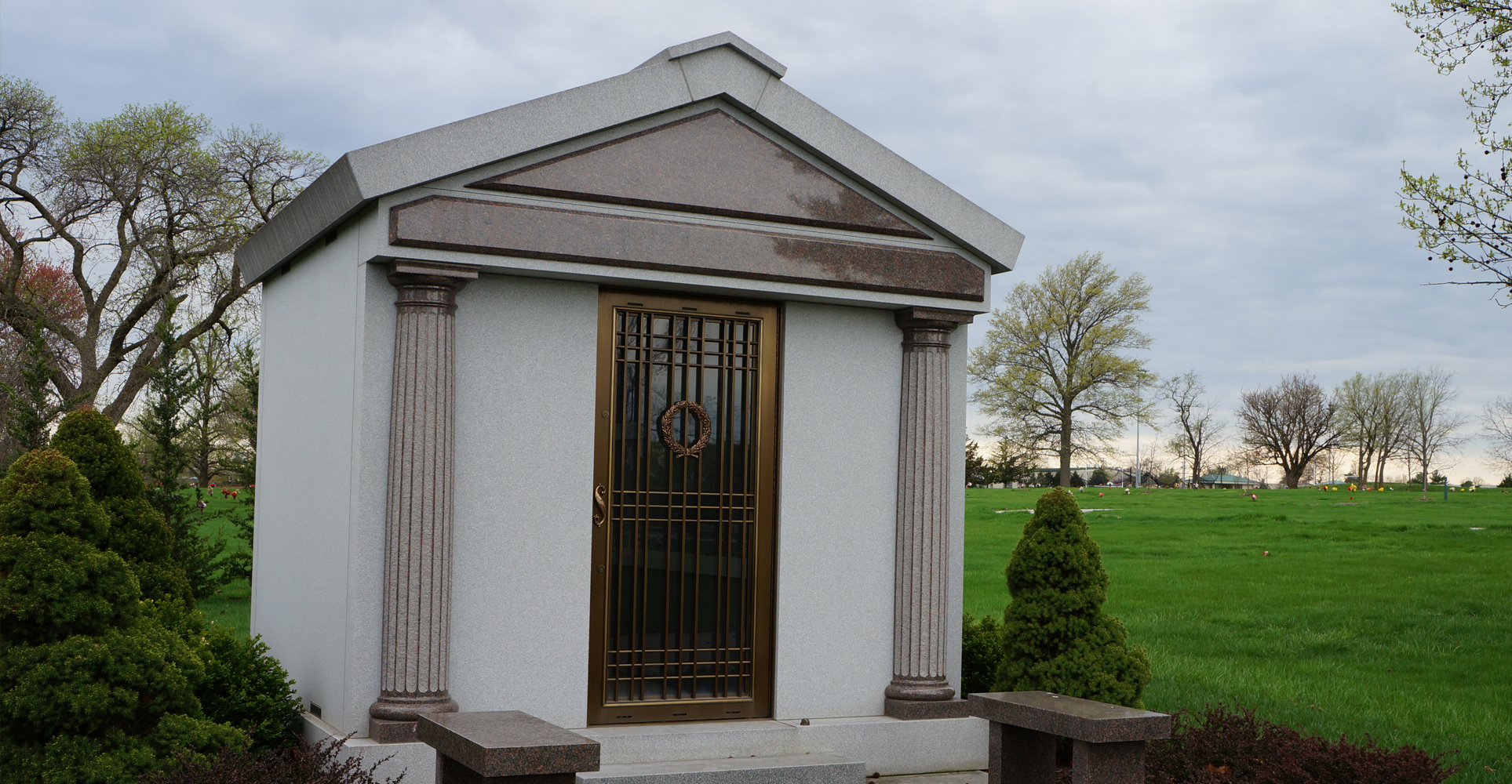 private granite mausoleum